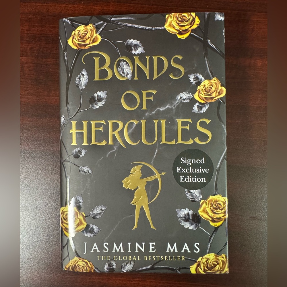 SIGNED Waterstones Exclusive Bonds of Hercules by Jasmine Mass